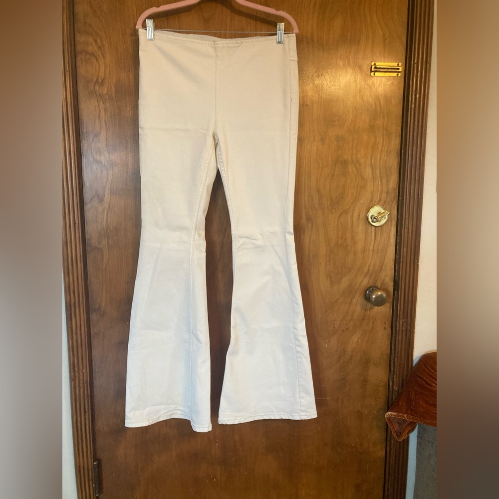 Free people penny pull on flare jeans